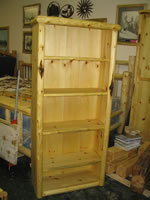 Log Bookcase