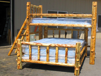 Adirondack Bark-On Crib Style Bunkbed