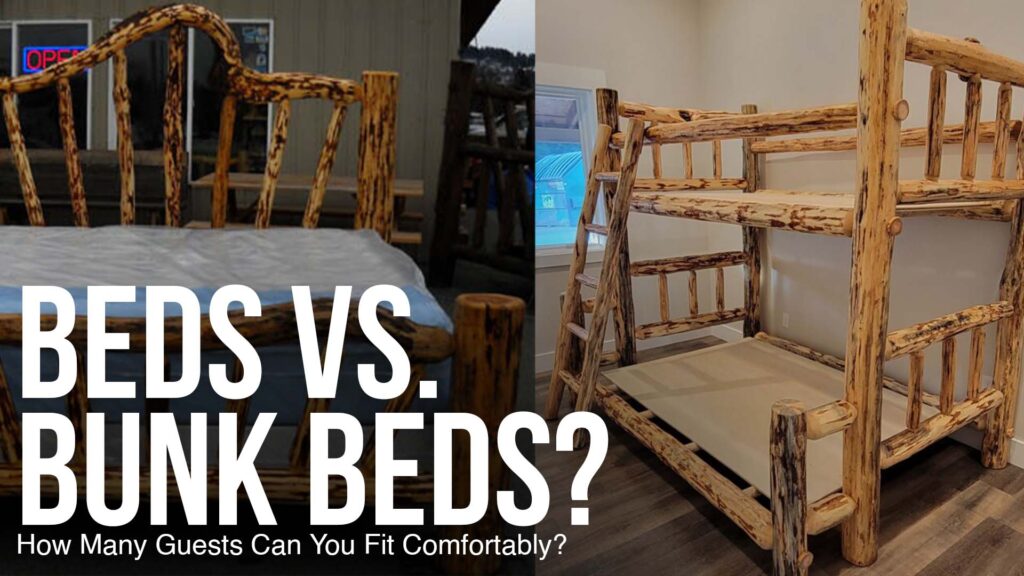 Beds vs bunk beds for guest space