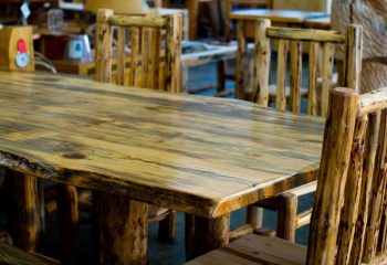 Rustic Log Tables - Idaho